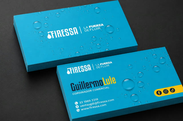 Firessa · tarjeta de presentación
